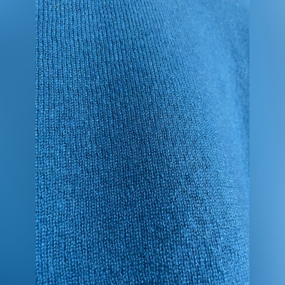 NWT House Of Harlow 1960 100% Cashmere Sweater Blue Womens Size S $198 - Picture 2 of 10